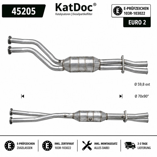 Katalysator bmw 3er e36 - katalysator,