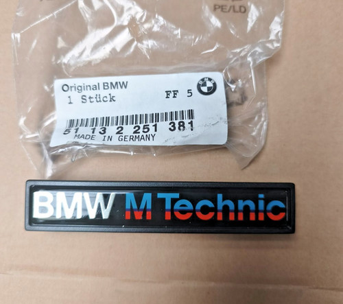 Original bmw technik emblem - bmw,